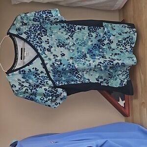 Koi Lite Animal print scrub top